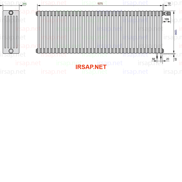 Радиатор IRSAP Tesi 61200/35 T25 CL 01